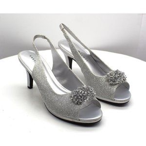 Karen Scott Breena Slingback Peep-Toe Pumps